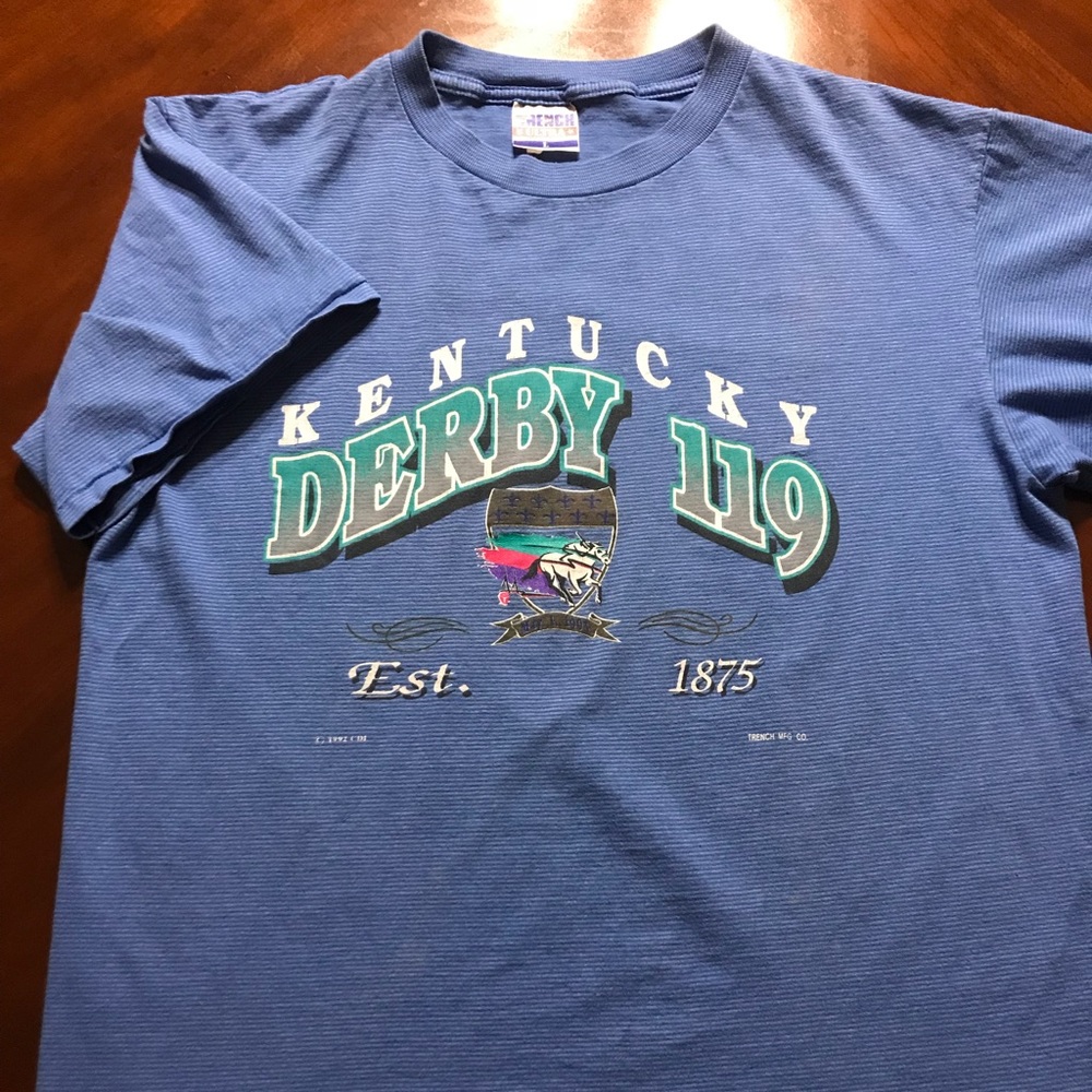 Vintage 1992 Kentucky Derby Horse Racing Size L